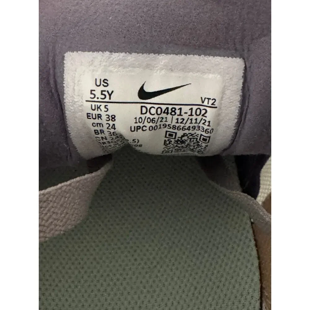 Nike Waffle One GS Amethyst Ash Summit Ash Grey Rose Gold Purple Sz 5.5 Y